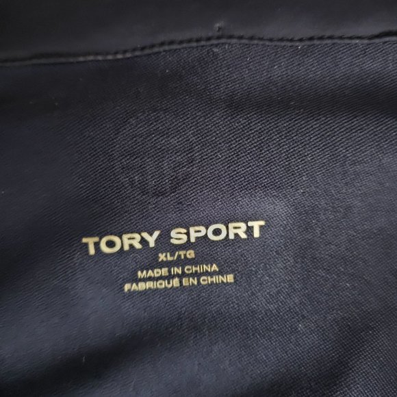 Tory Sport Women's Midnight Blue/White Hooded Running Performance Vest Size XL - Picture 8 of 16